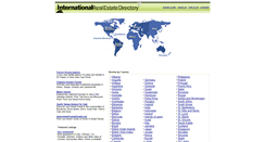 Desktop Screenshot of internationalrealestatedirectory.com